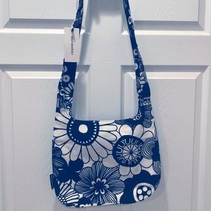 Marimekko Black & White Flower Shoulder Bag